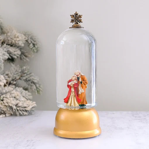 Light Up Animated Holy Family Ornament