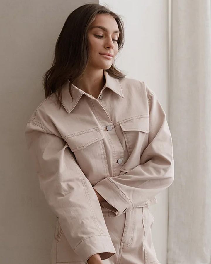TAN REECE JACKET