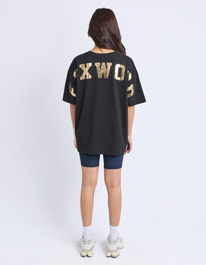 Foxwood Interval Tee Black & Gold
