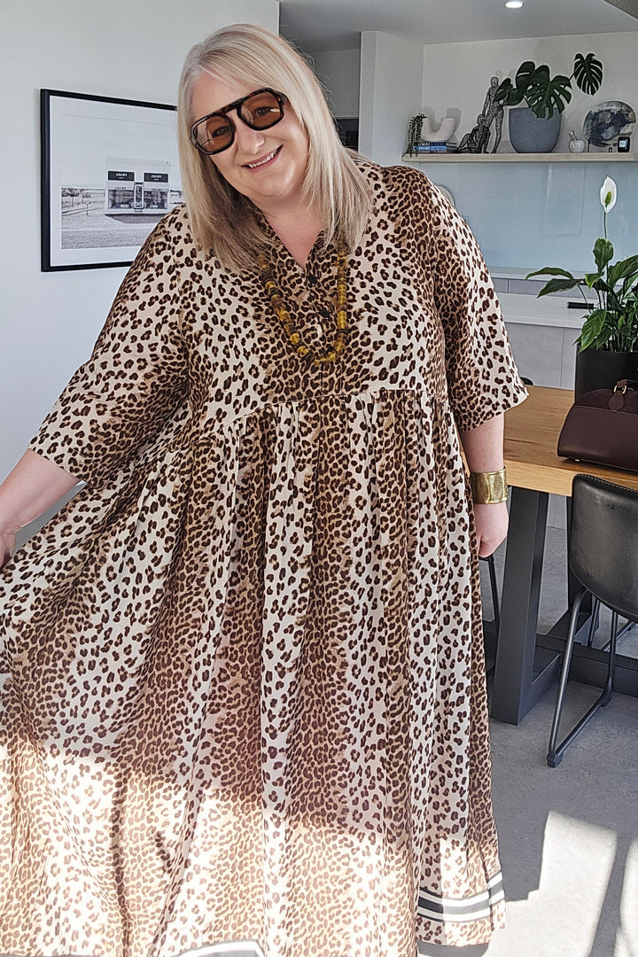 Deeanne Hobbs Leopard Brylie Dress