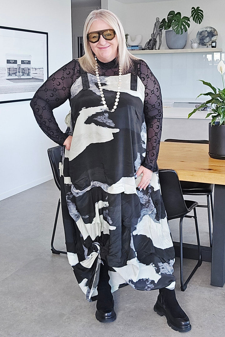 Bone & Arrow Glacier Print Valen Dress