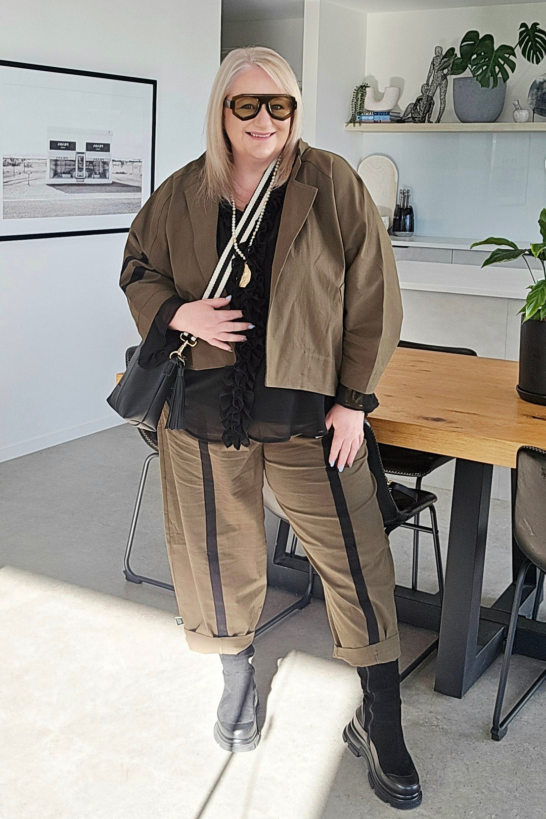 Deeanne Hobbs Bay Leaf Direction Pants