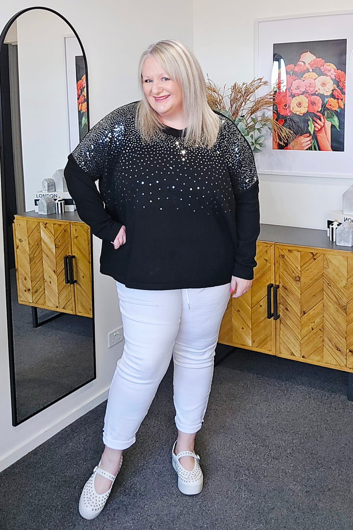 KOHL SEQUIN CYPRUS KNIT