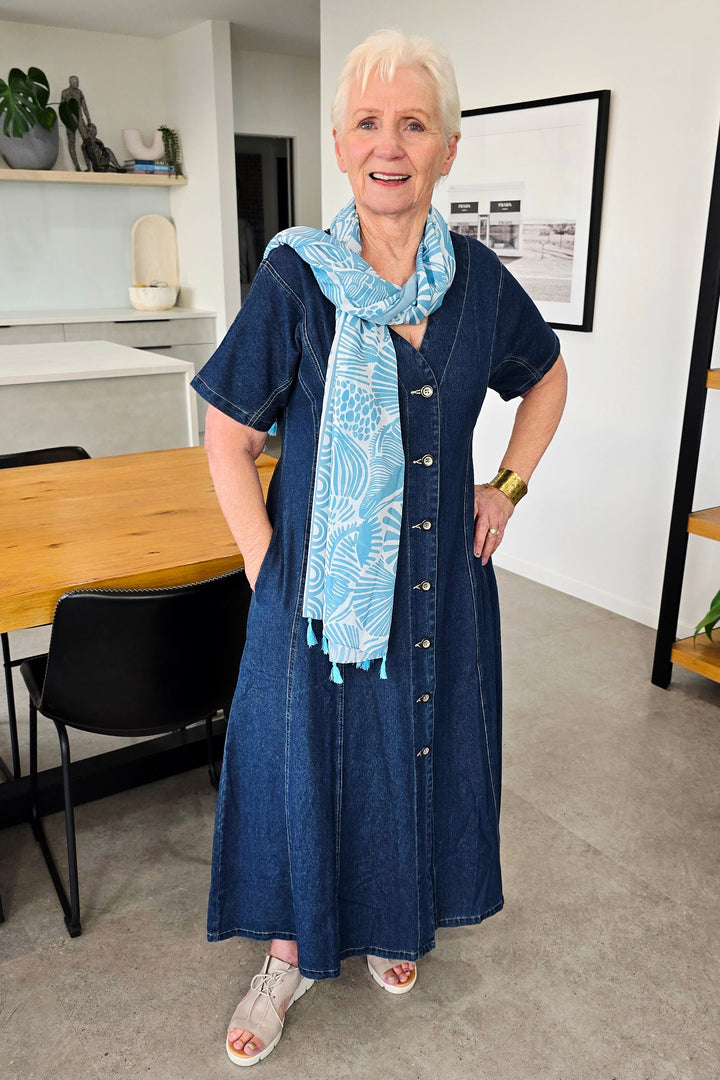 Isle of Mine Preston Denim Maxi Dress