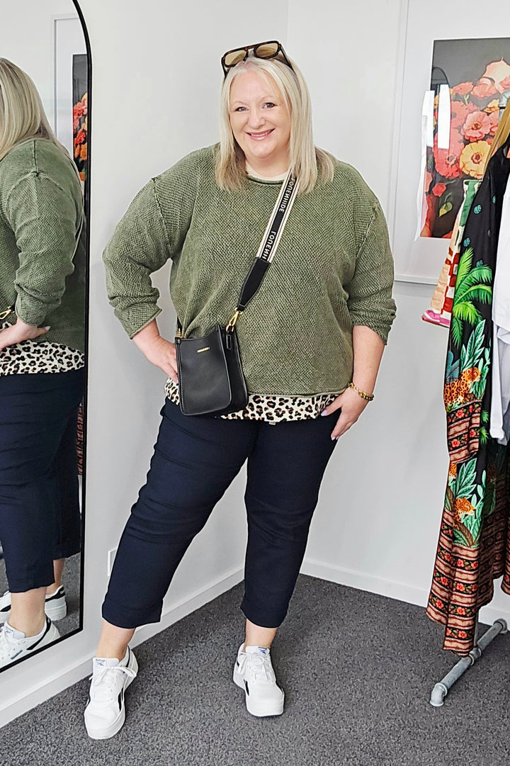 Eb & Ive Pampas Green Apache Jumper
