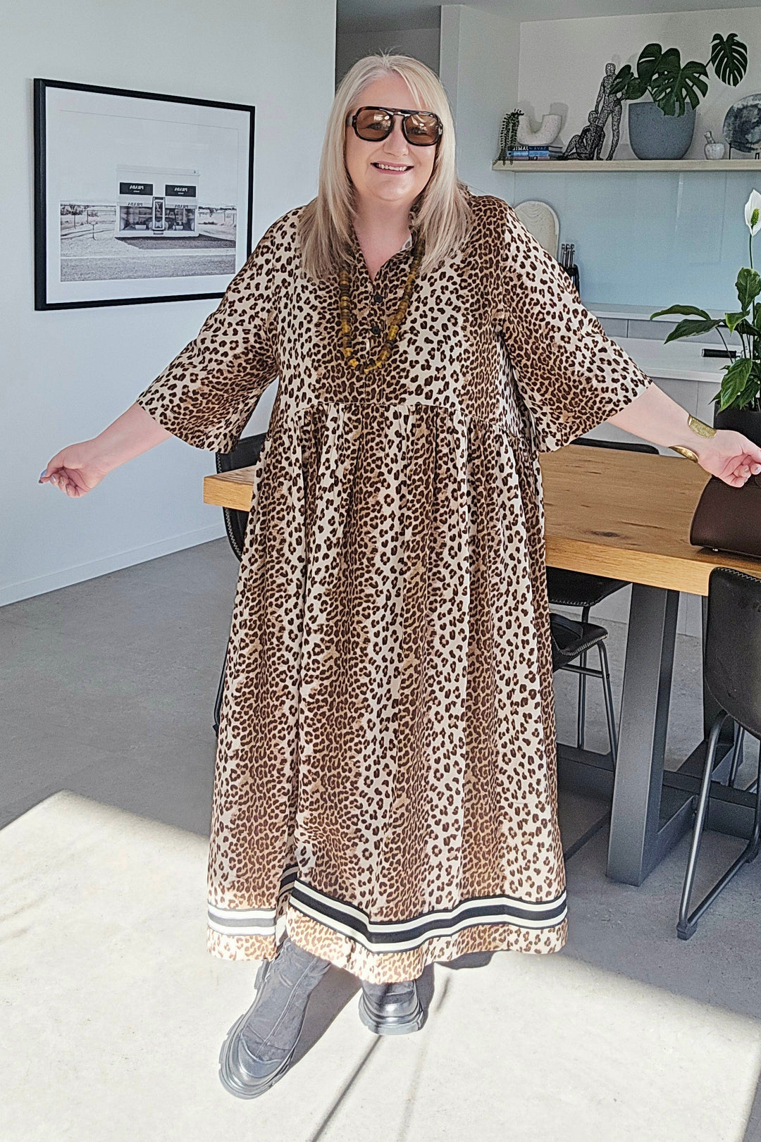 Deeanne Hobbs Leopard Brylie Dress