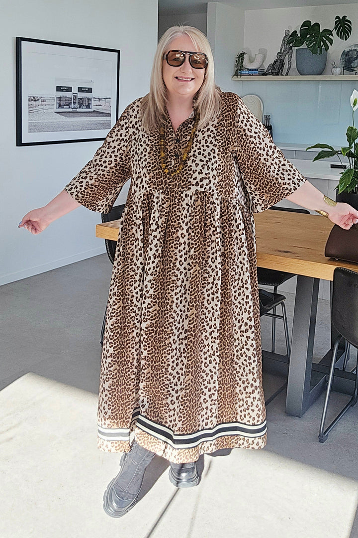 Deeanne Hobbs Leopard Brylie Dress