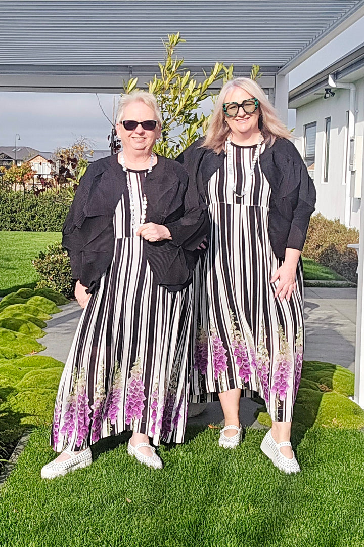 Jellicoe Aubrey Foxglove Stripe Dress