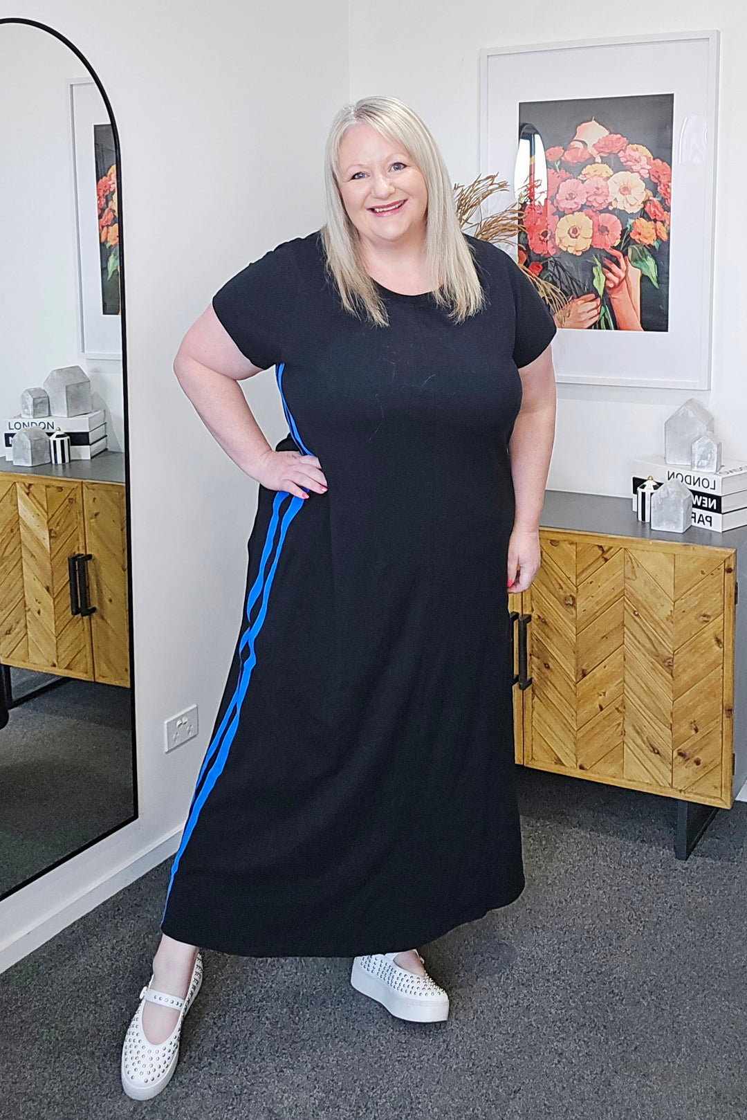 Foxwood Recovery Dress Blue Stripe