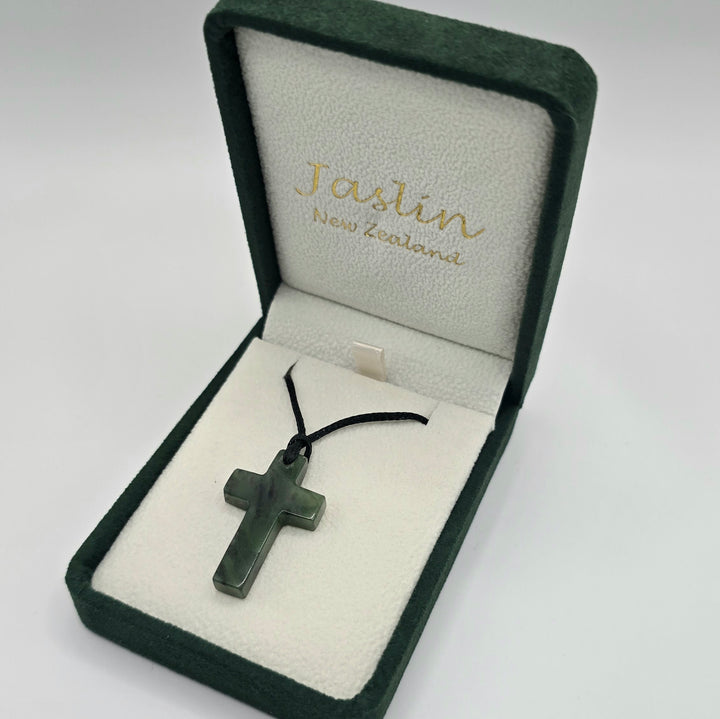 30MM GREENSTONE CROSS