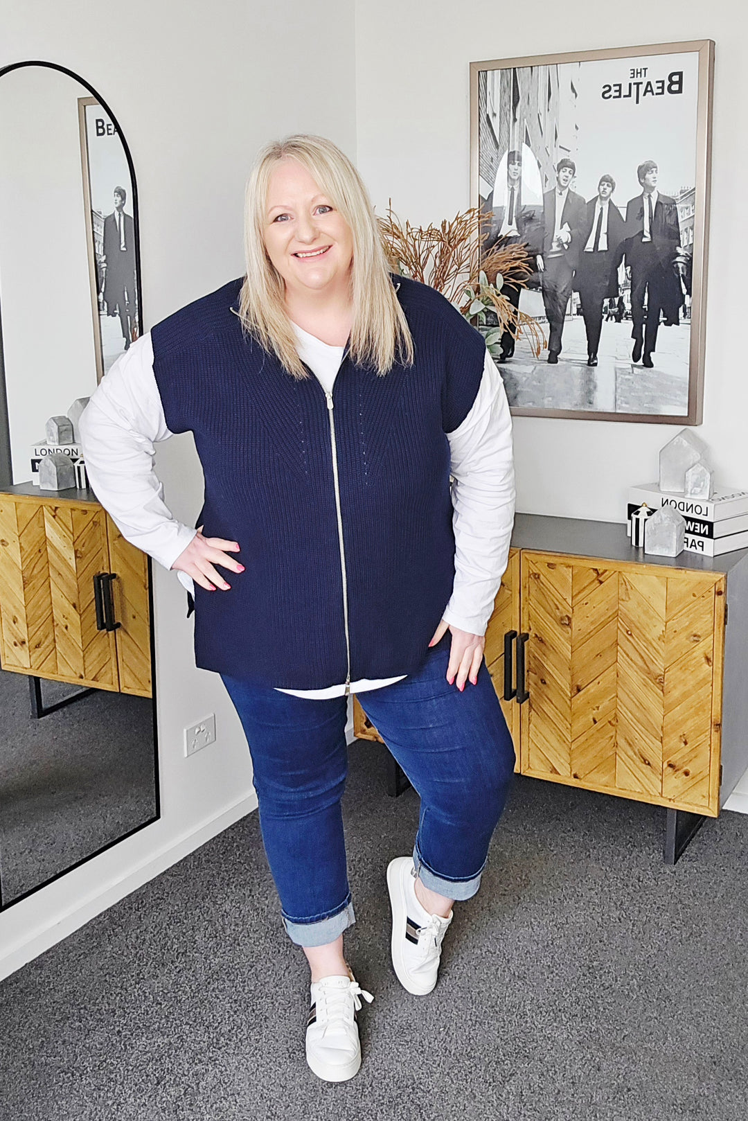 Foxwood Zip Knit Vest