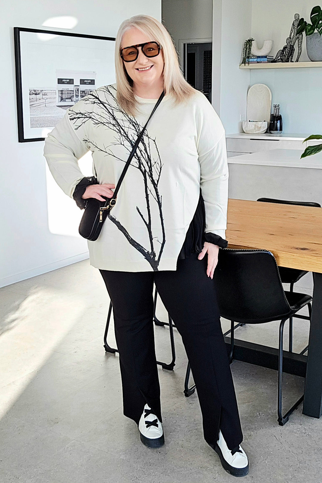 Bone & Arrow Winter White Perri Tunic