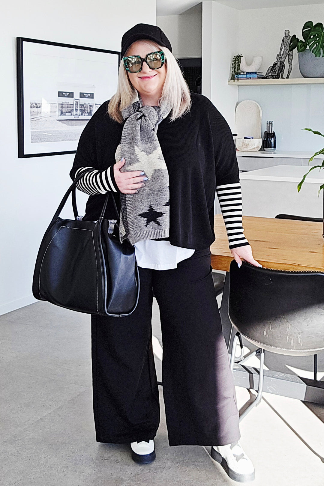 Two by Two Black Grace Cardigan