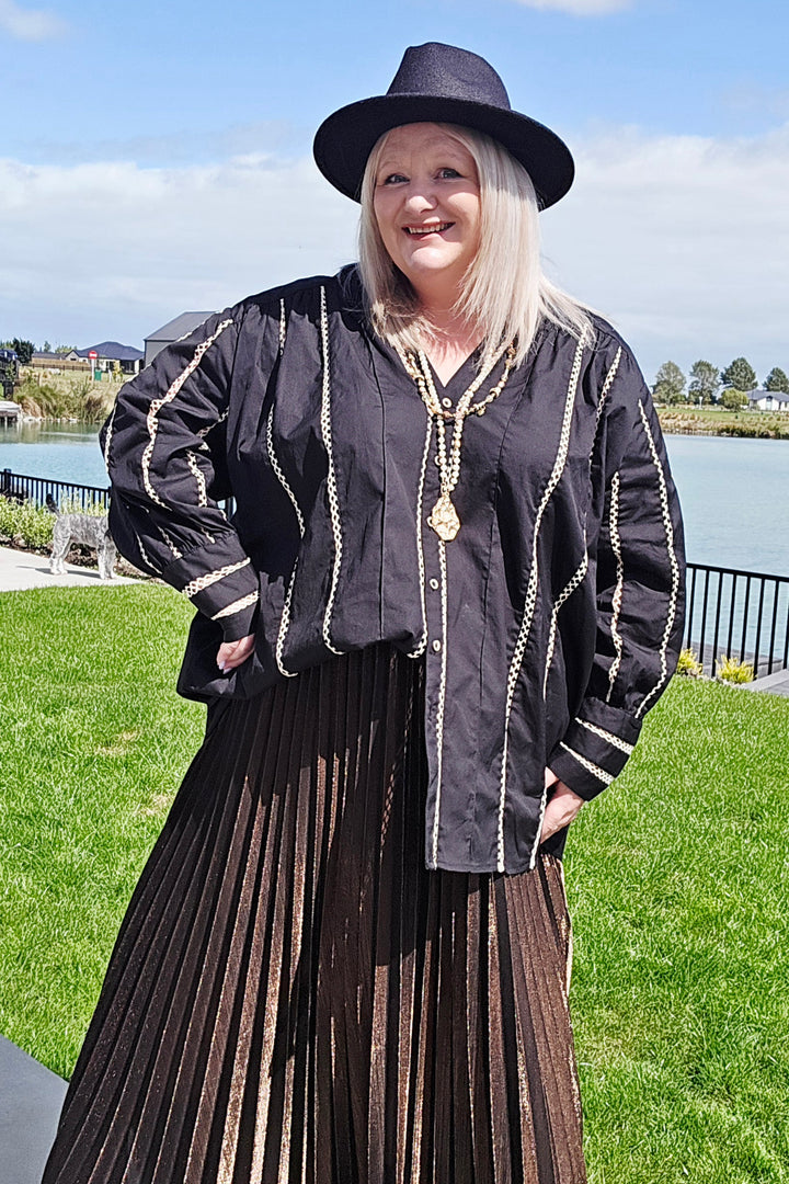 Curate Forever Long Skirt Brown