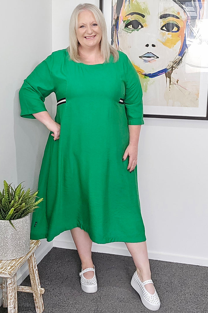 Jellicoe Green Maddy Dress