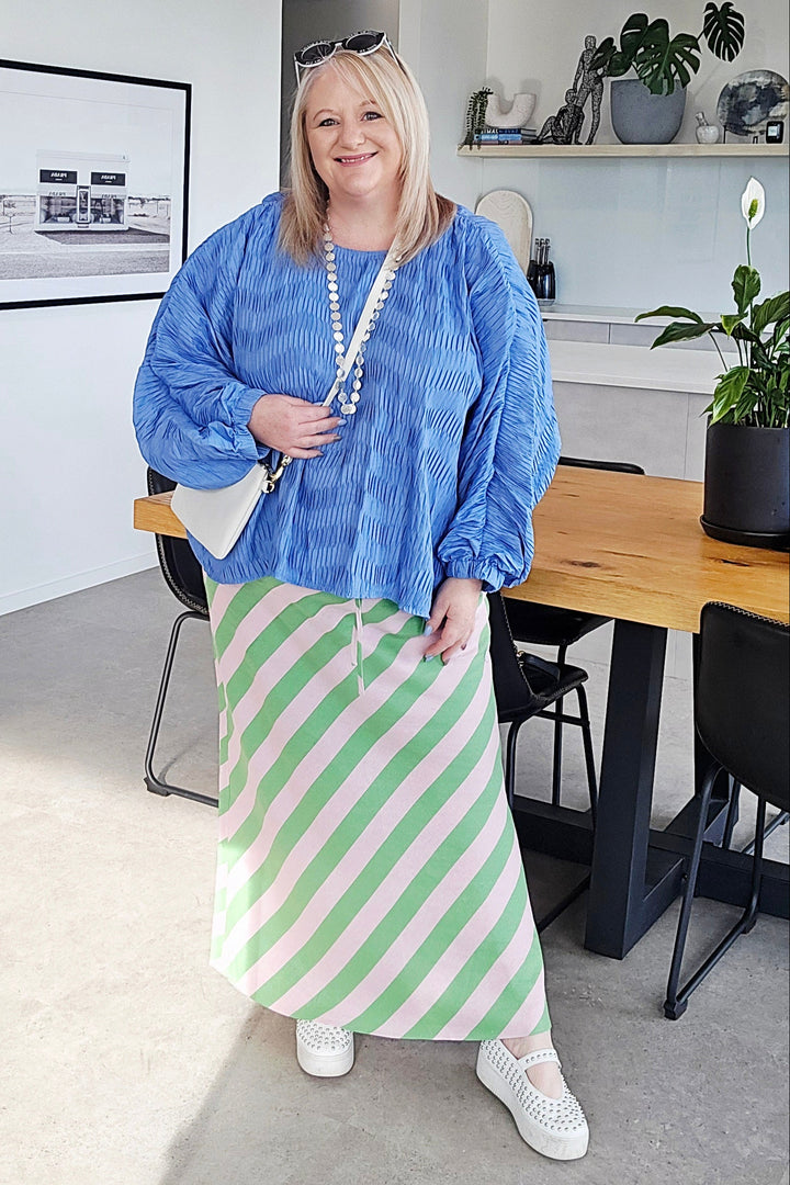 Et Alia Celest Pleat Aura Top