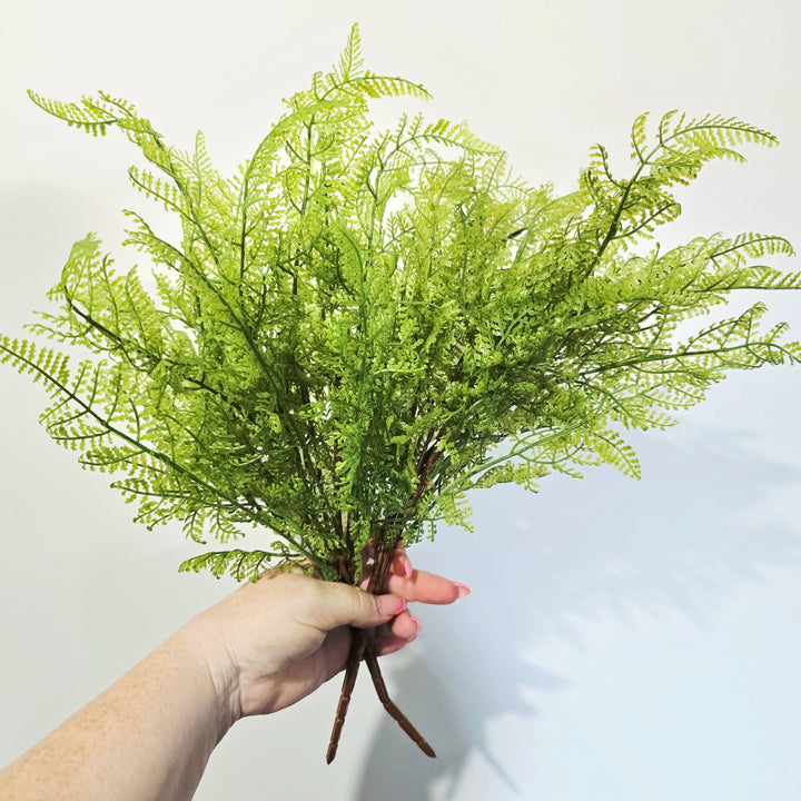 45cm Artificial Light Green Fern Spray