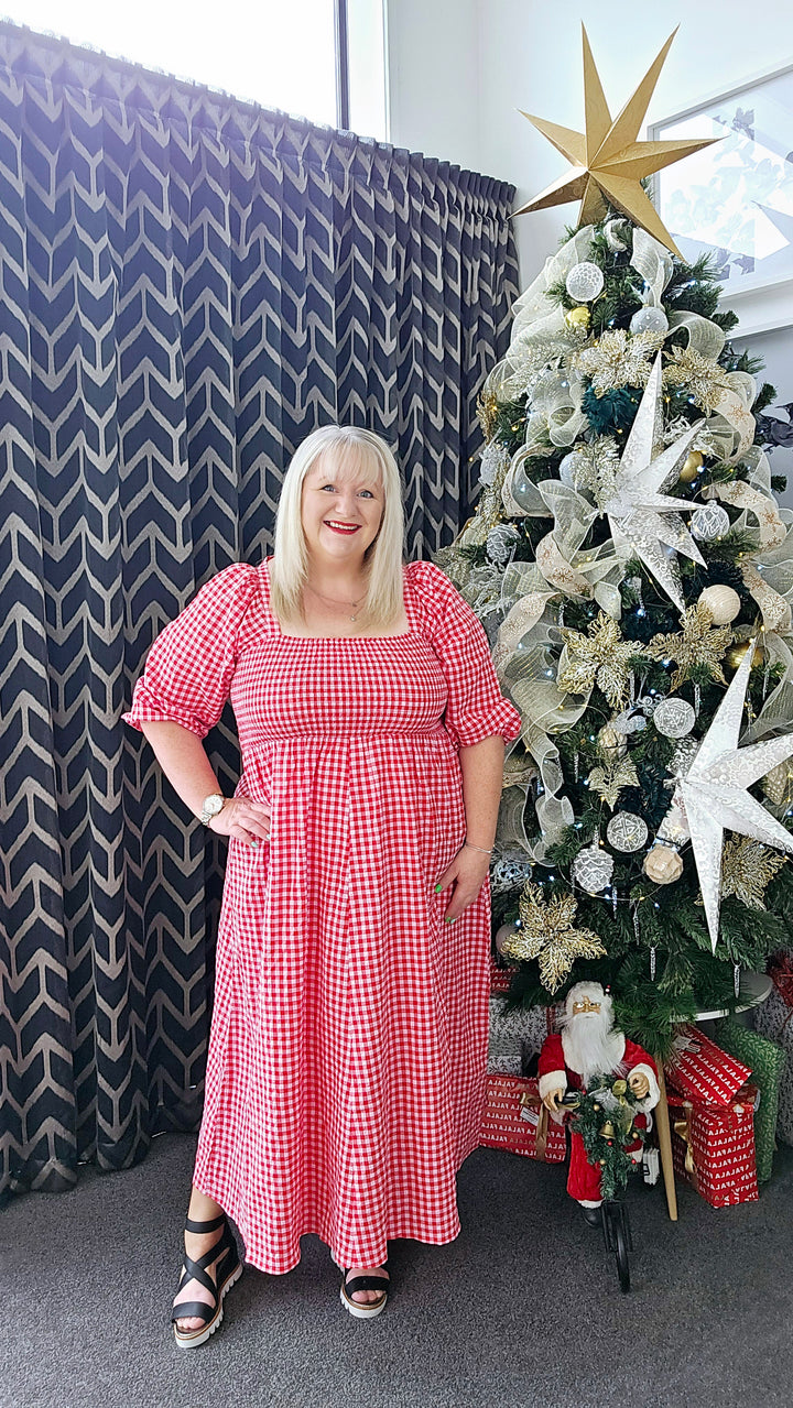 RED SHERRY DRESS