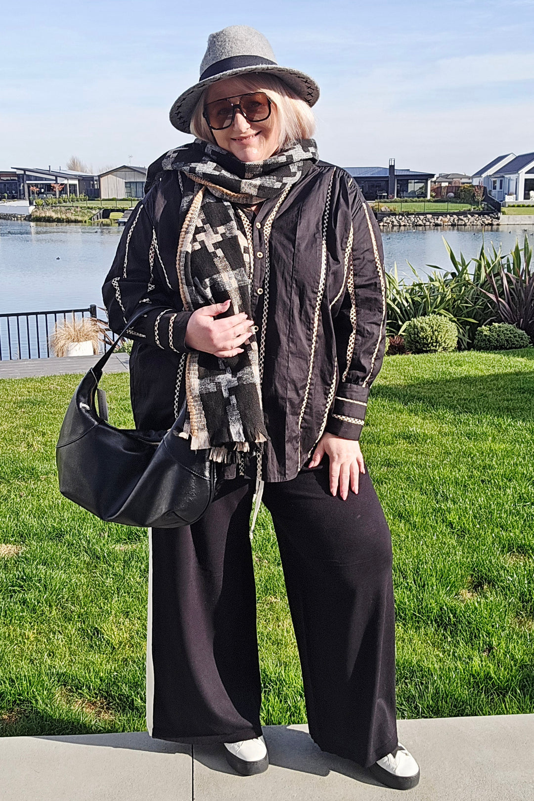 Betty Basics Black Makenna Knit Pant