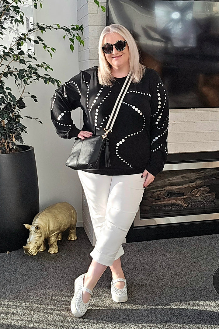 Zafina Black Louise Jumper