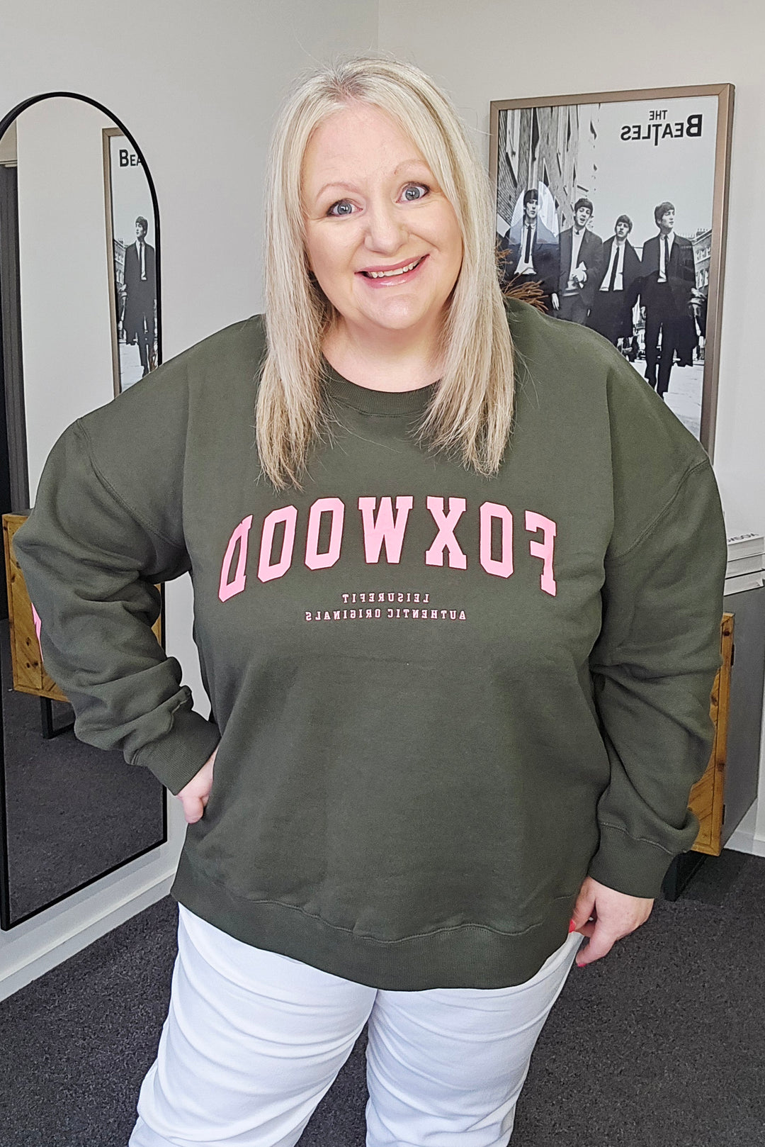 Foxwood Interval crew Khaki