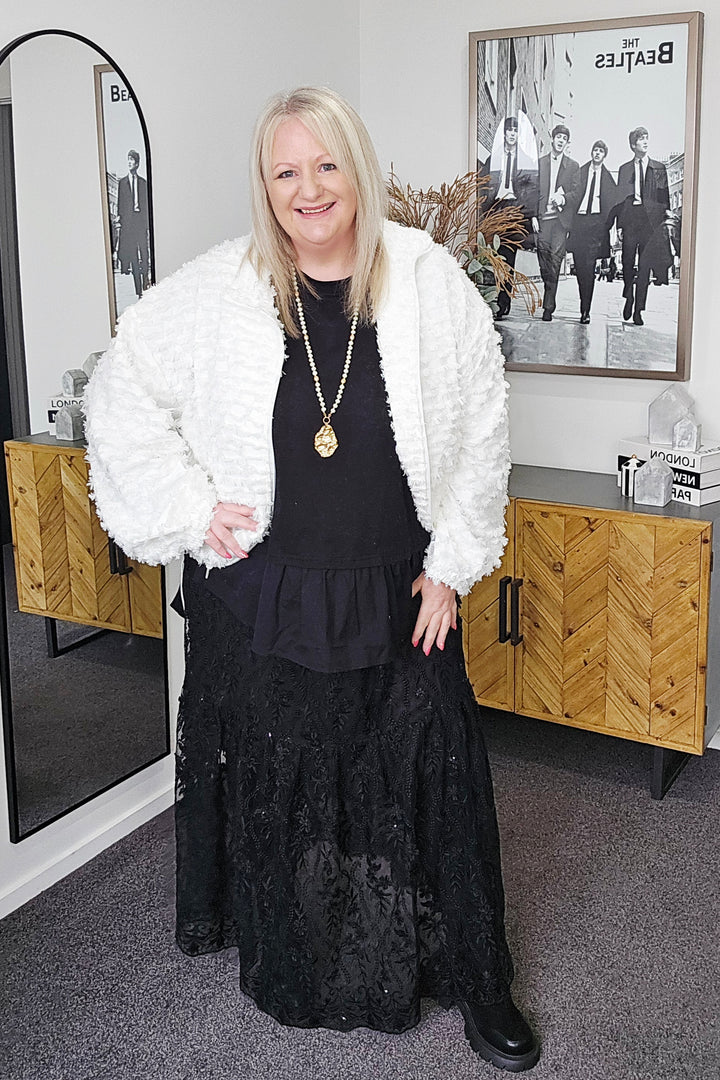 RUFFLE TEXTURE JACKET
