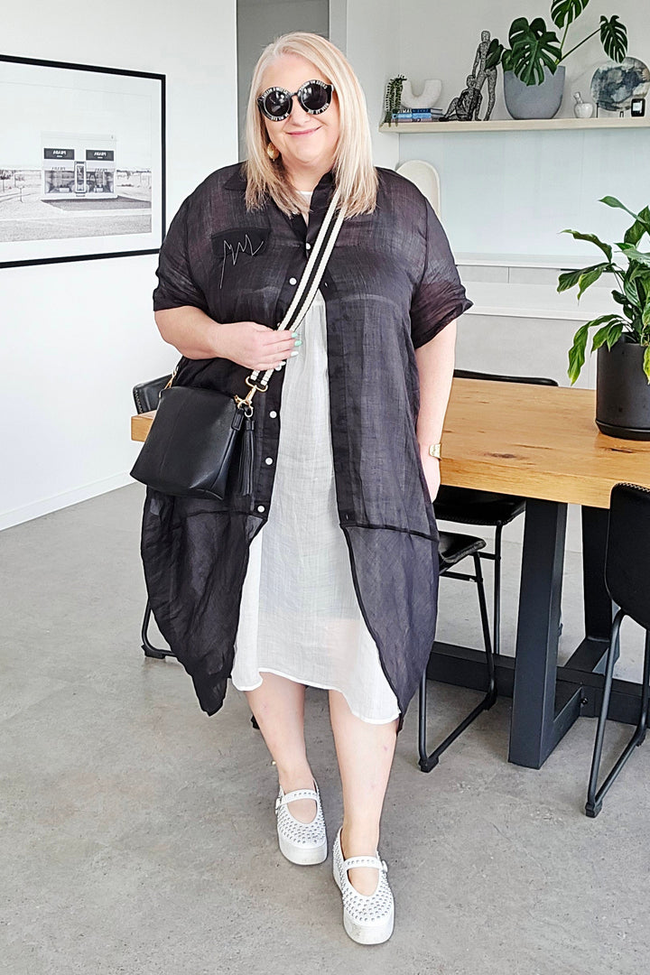 Two by Two Reversible White Reina Dress