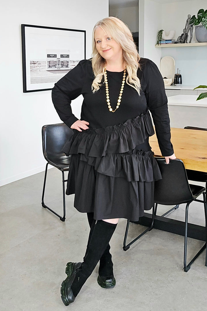 Curate Black The Other Side Dress