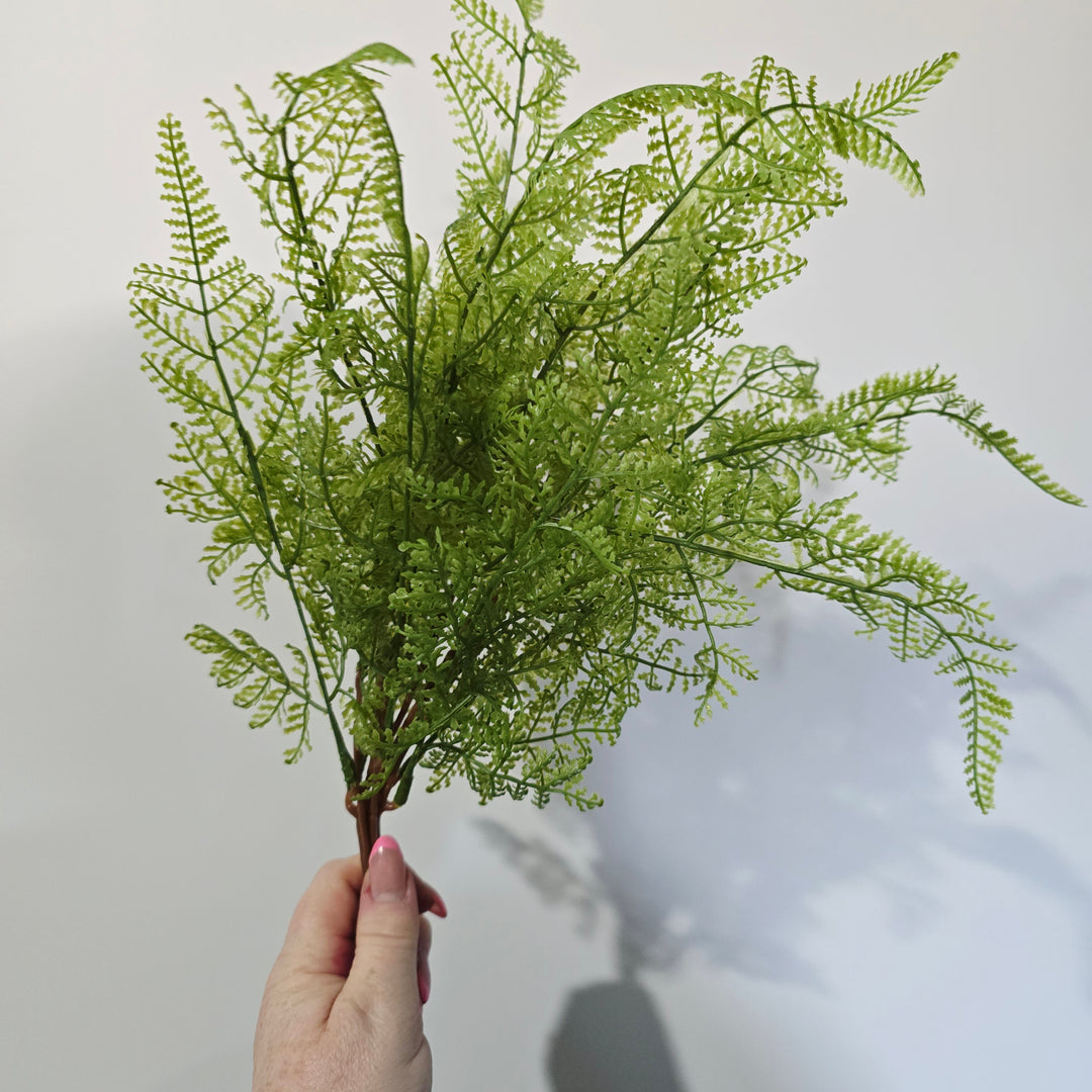 45cm Artificial Light Green Fern Spray