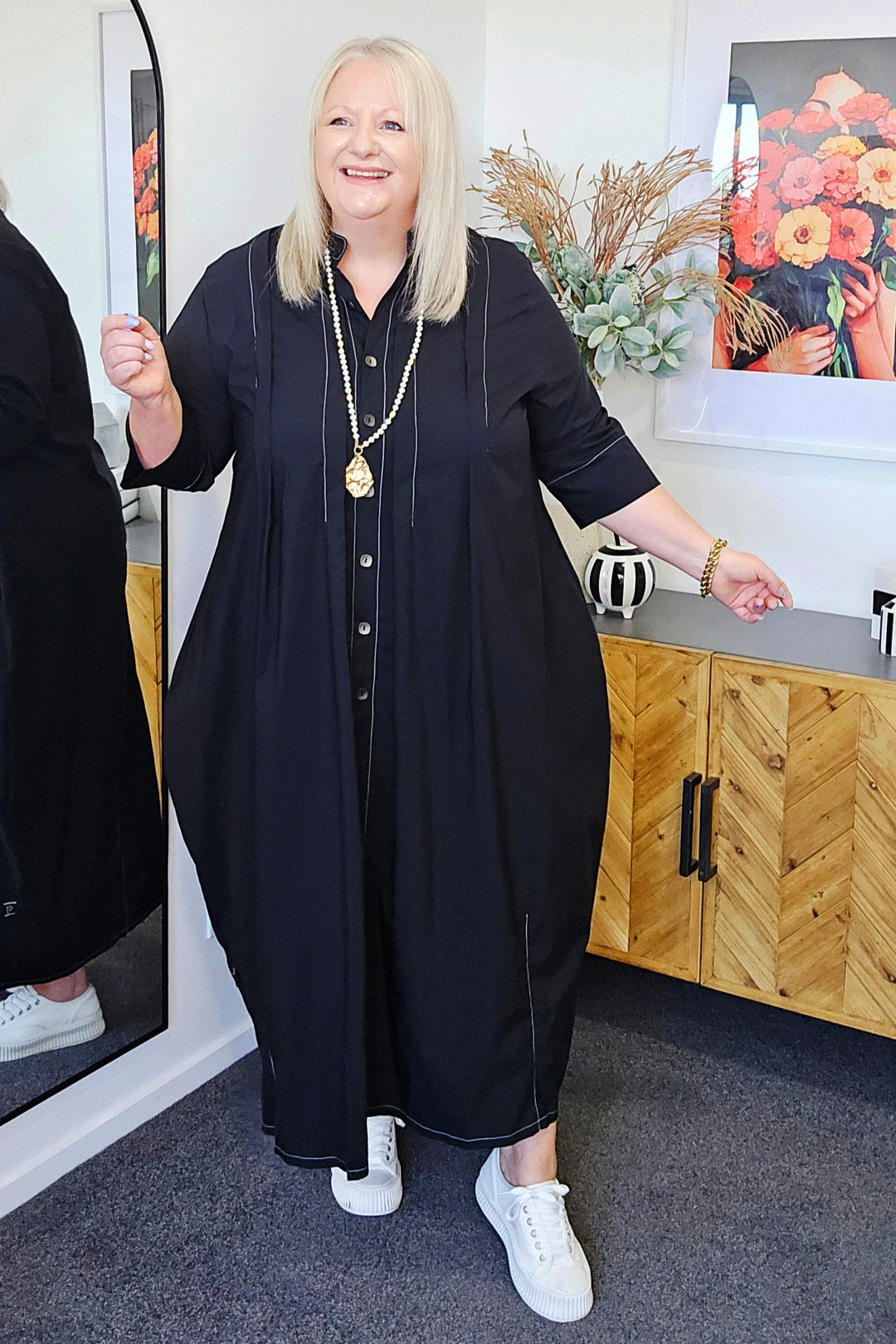 Deeanne Hobbs French Me Black Dress