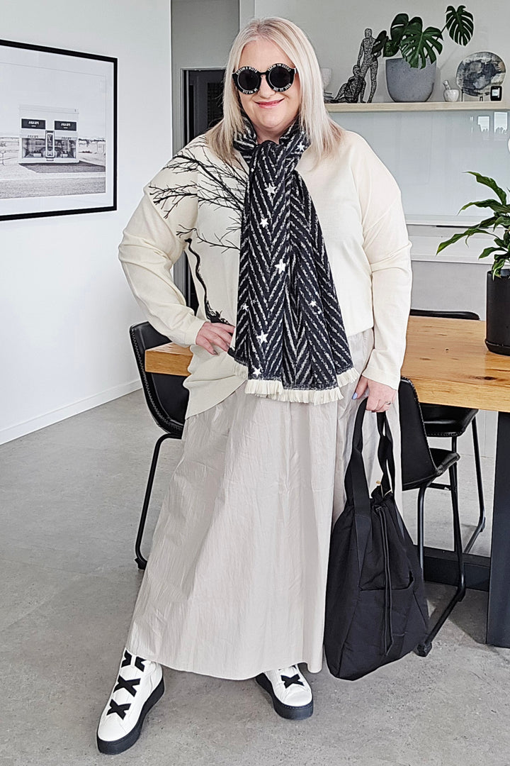 Bone & Arrow Winter White Perri Tunic