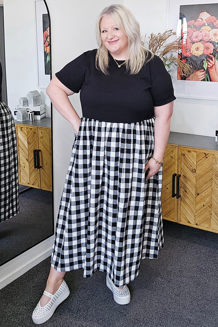 Boho Australia Faisal Check Dress