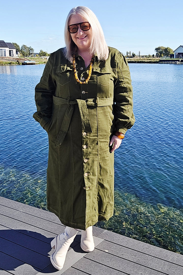 Et Alia Khaki Lydia Dress