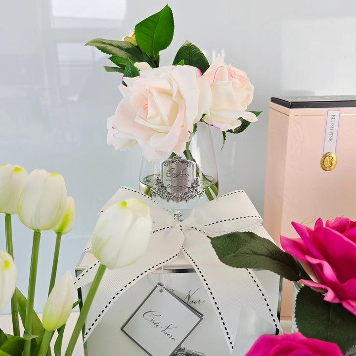 Cote Noire Blush Tea Rose Bouquet