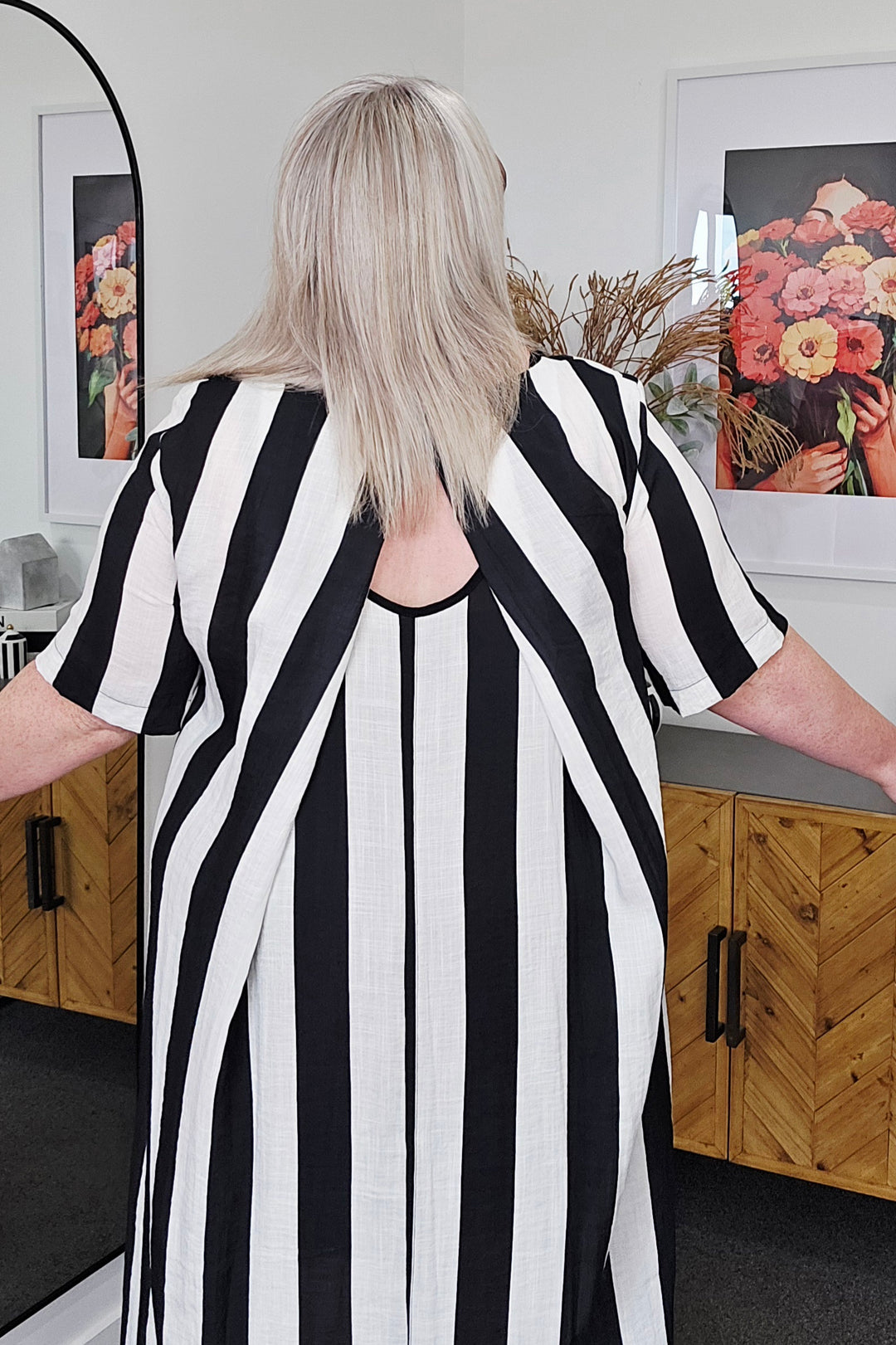 Deeanne Hobbs Wide Monostripe Menaka Dress