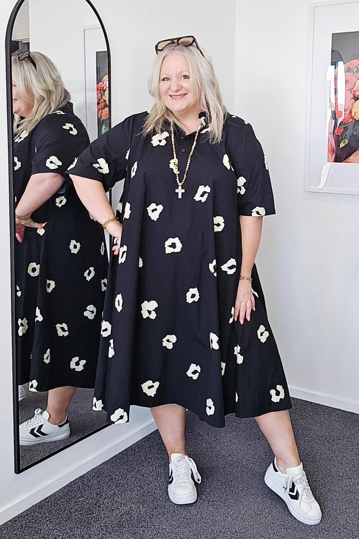 Betty Basics Swing Savannah Shirt Dress