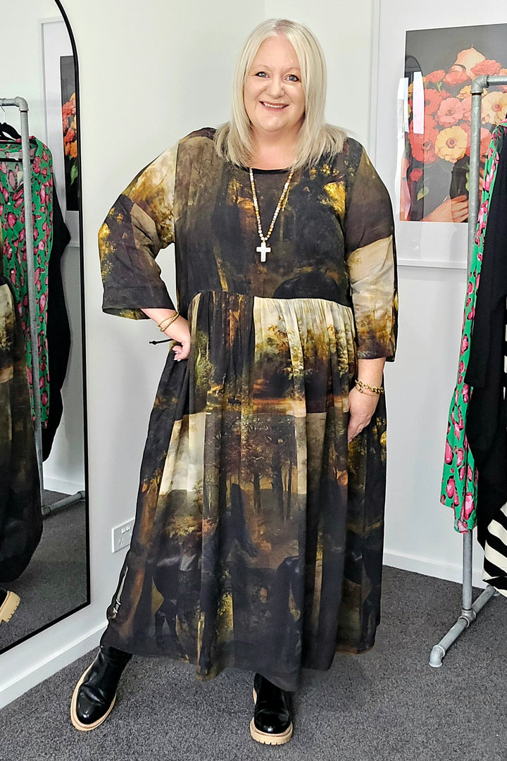 Deeanne Hobbs Midnight Trek Tarbana Dress