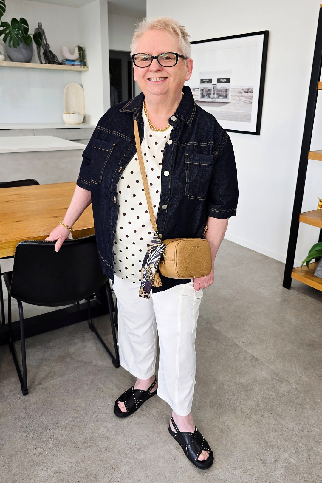 Stella + Gemma Indigo Reese Denim Shirt