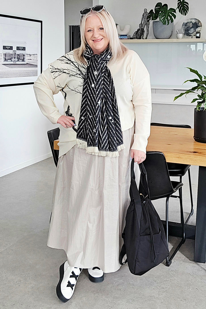 Bone & Arrow Winter White Perri Tunic