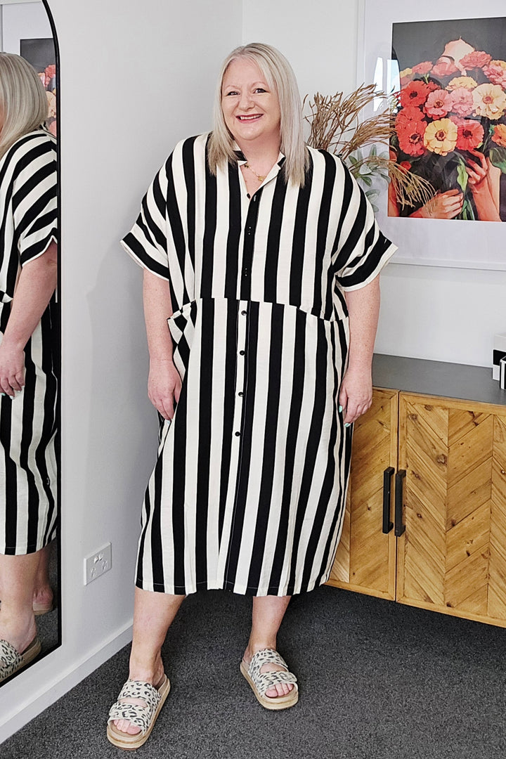 Jellicoe Black Stripe Jayde Dress