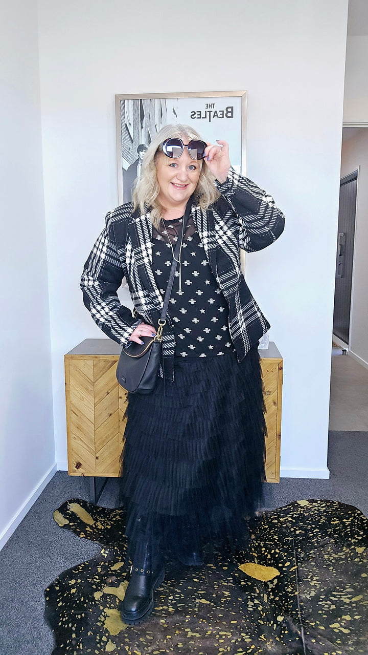 BEES TULLE TOP