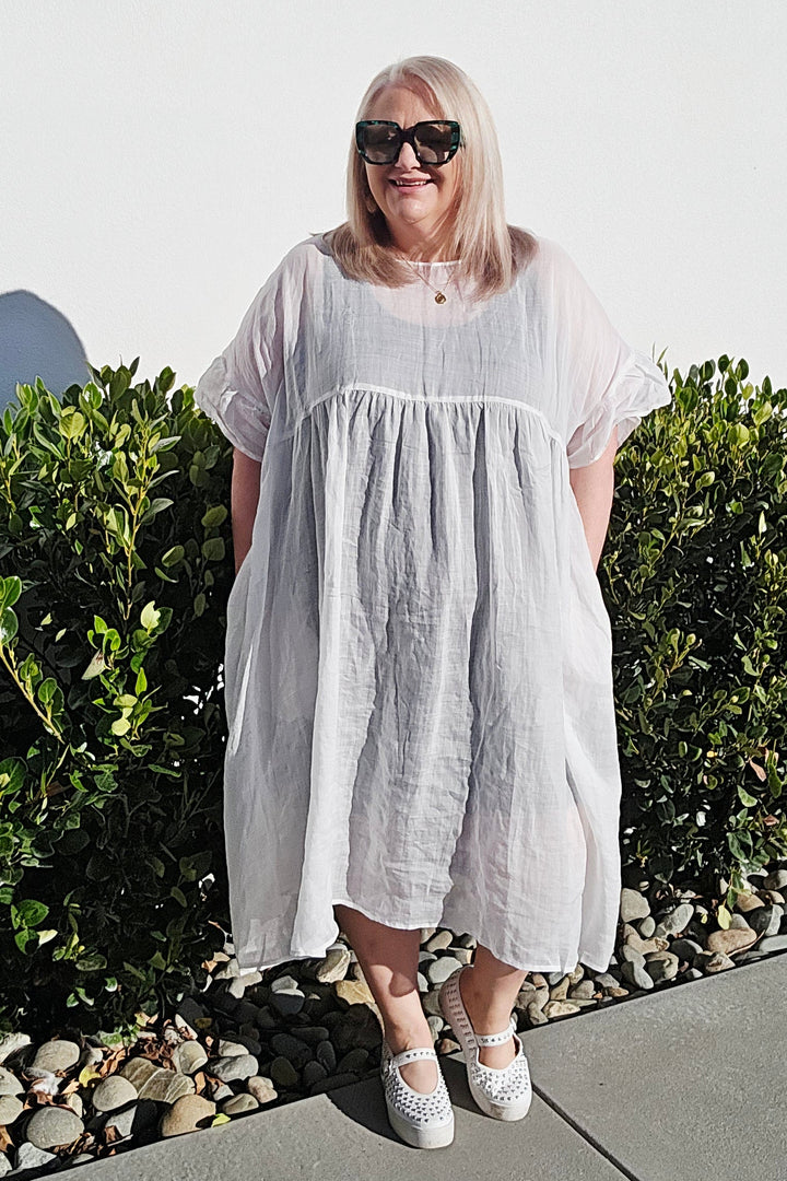 Two by Two Reversible White Reina Dress