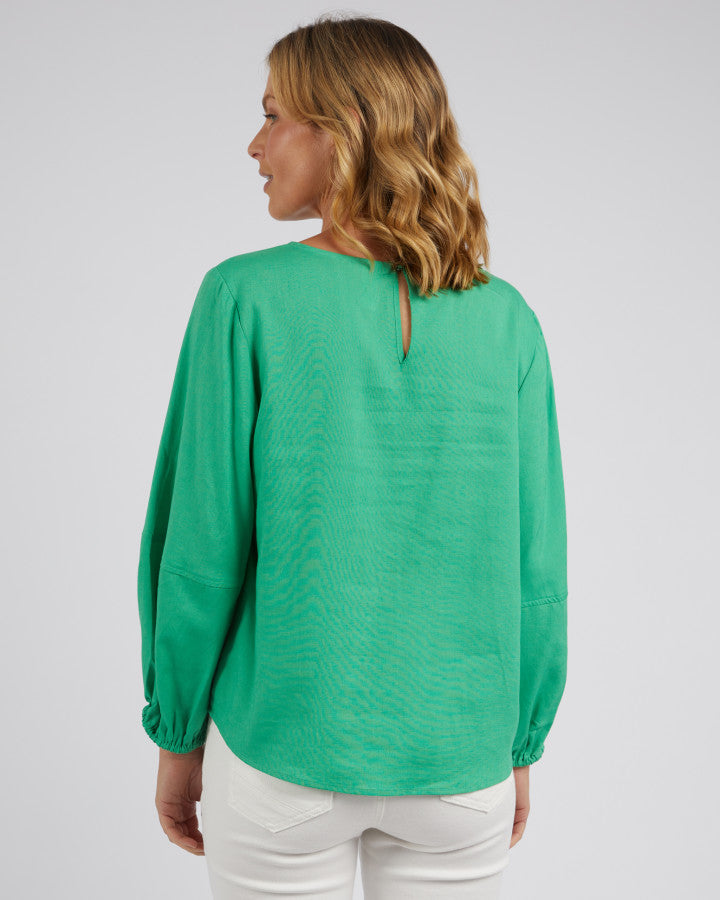 GREEN ROSA TOP