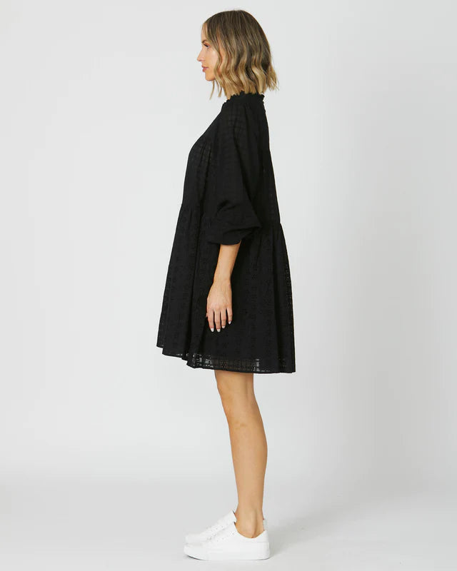 BLACK WHITNEY DRESS