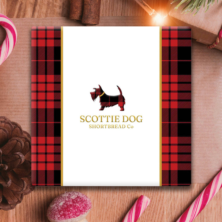 Scottie Embossed Tin Shortbread Biscuits 180g