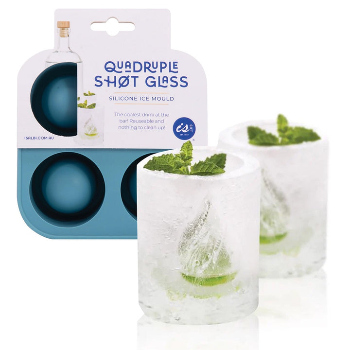 Quadruple Shit Glass Ice Mould