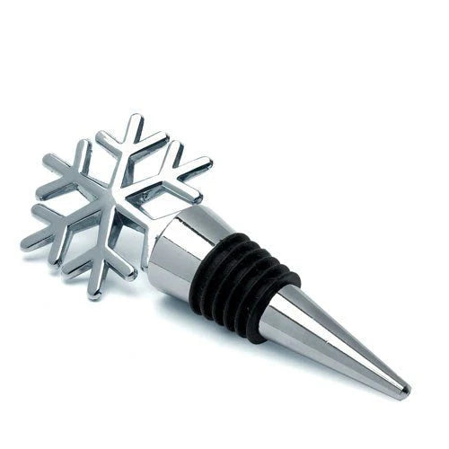 Silver Anowflake Wine Stopper