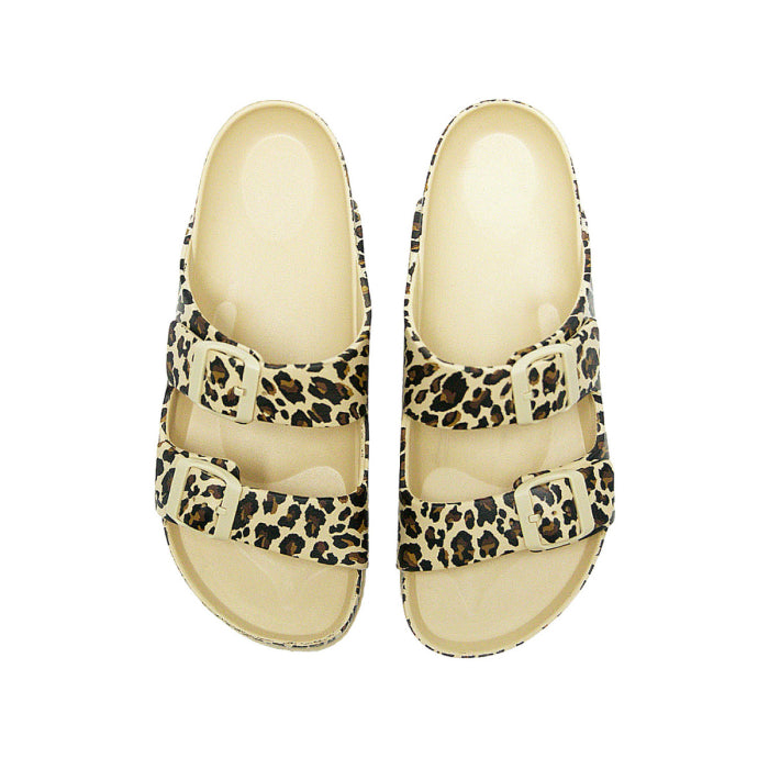Leopard Print Super Soft Slides