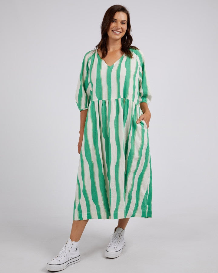 SPRITZ STRIPE DRESS