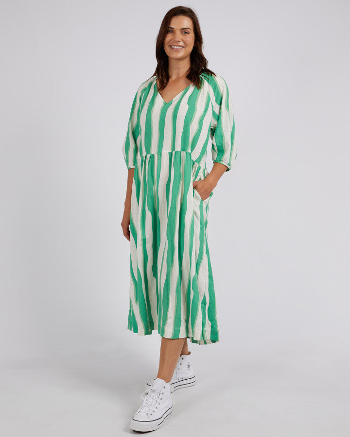 SPRITZ STRIPE DRESS